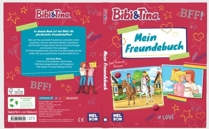 Immagine prodotto Bibi & Tina: Mein Freundebuch (Tedesco, 2024)