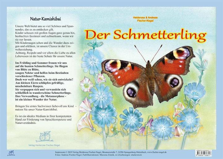Image du produit Natur-Kamishibai - Der Schmetterling (Allemand, Clou de Fischer Heiderose, Andreas Fisher-Nagel, Marzena Zornik, 2019)