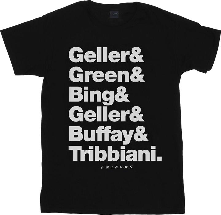 Friends Surnames Text TShirt Jungen