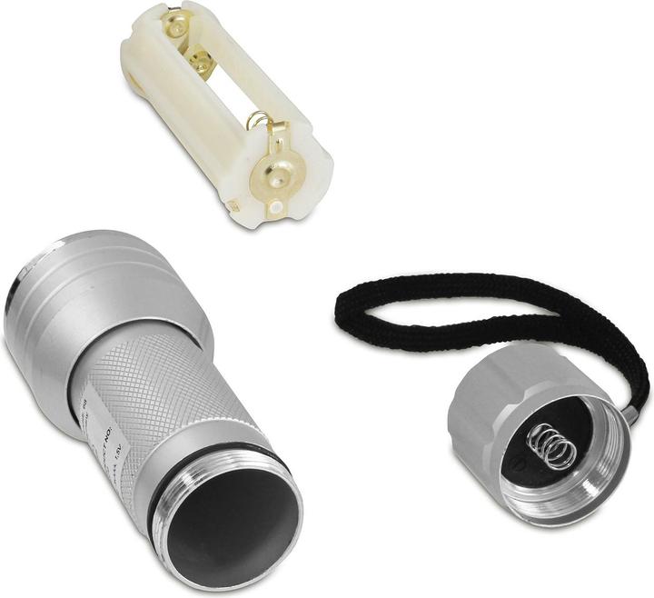 Actual product image Eaxus LED torch with aluminium housing and 21 LEDs