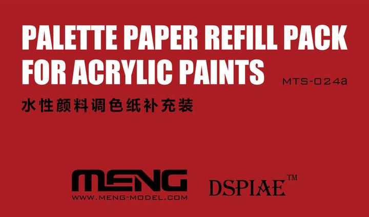 Actual product image Meng-Model Palette Paper Refill Pack