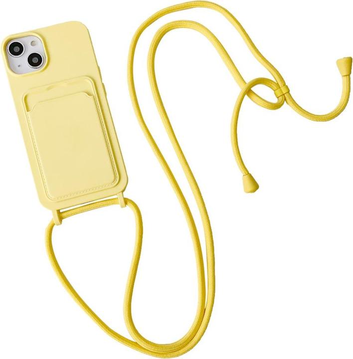 Immagine prodotto Ueli Express iPhone 15 custodia in silicone con porta carte di credito 6 (Apple iPhone 15)