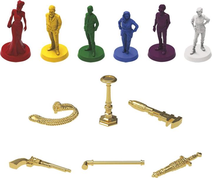 Produktbild Hasbro Gaming Cluedo Brettspiel, neu gestaltetes Cluedo für 2–6 Spieler, Detektivspiel, Familienspiel für Kinder u (Italienisch)