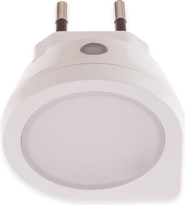 Müller Licht LED Sensor Nachtlicht 1W 2 lm 2700 K warmweiss Apollo weiss mit Dämmerungssensor