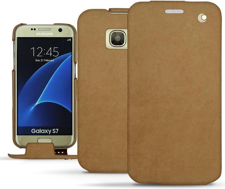 Productafbeelding Noreve Lederen omslag verticaal (Samsung Galaxy S7)
