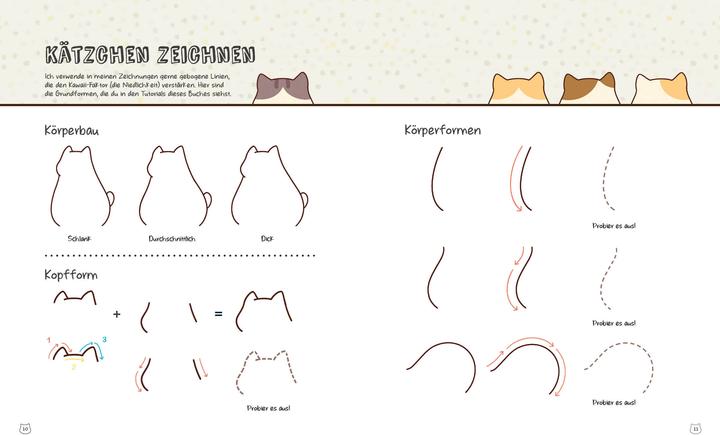 Actual product image Kawaii 75 süsse Katzen zeichnen - Schritt für Schritt