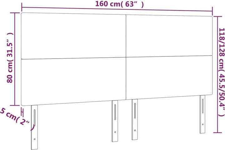 Immagine prodotto VidaXL Loretta (160 x 5 x 128 cm)