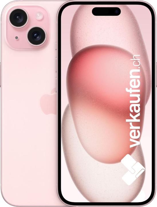Immagine prodotto verkaufen.ch iPhone 15 (128 GB, Pink, 6.10", 0.00 Mpx, SIM + eSIM, B / Molto bene)