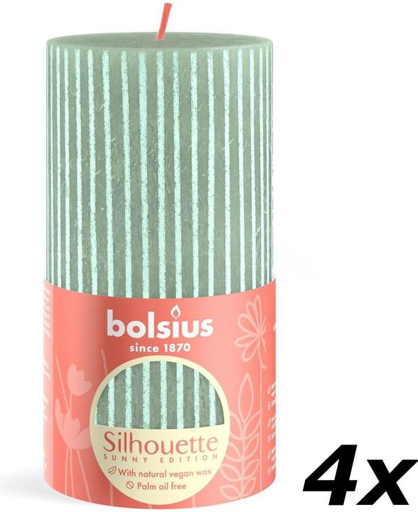 Immagine prodotto Bolsius Set di 4 candele a colonna (4 pz.)