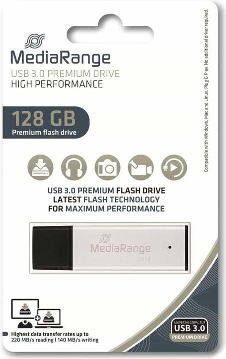 Produktbild MediaRange USB-Stick (128 GB, USB 3.0)