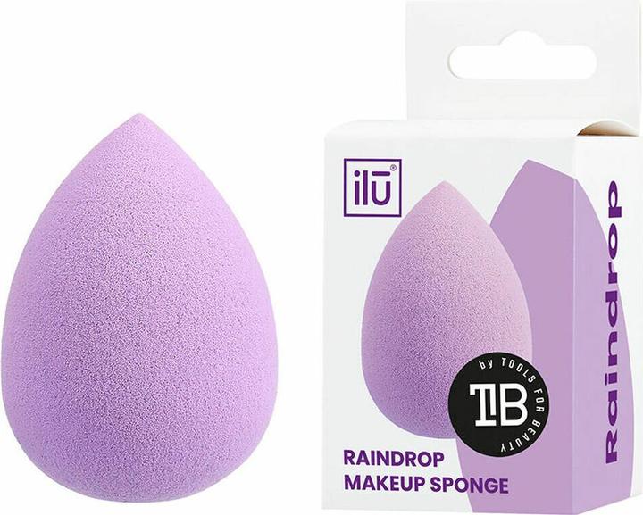 Ilu T4B Tropfenförmige Makeup Schwamm Für Foundation, Concealer Und Puder (Lila)