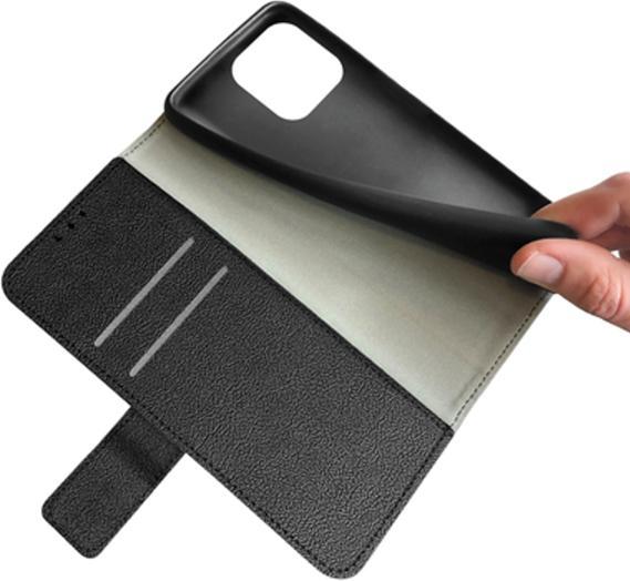 Image du produit Just in Case Housse de livre en cuir noir Apple iPhone 14 Pro (Apple iPhone 14 Pro)