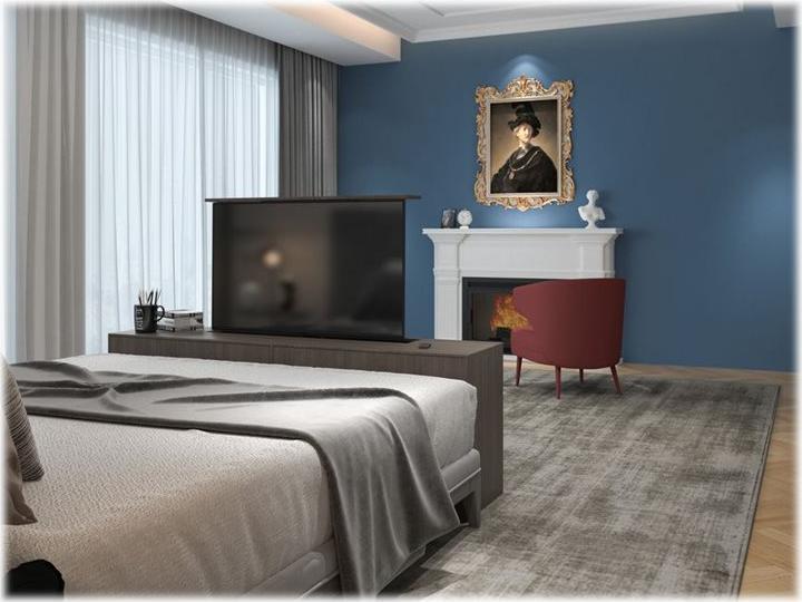 Actual product image equip Per set-up for LCD TV (motorized) (65", 50 kg)