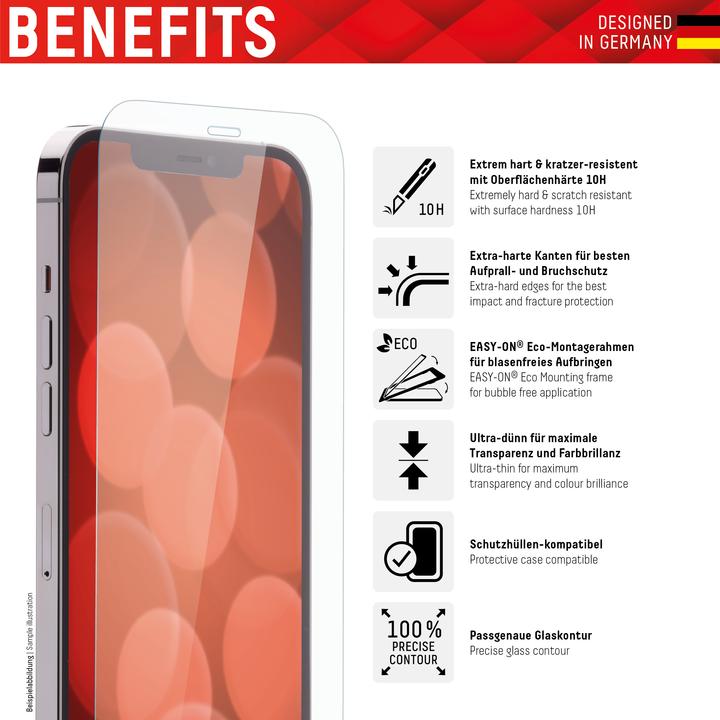 Immagine prodotto Displex Real Glass, 2D Panzerglas (1 Pezzo/i, Apple iPhone X, Apple iPhone 11 Pro, Apple iPhone XS)