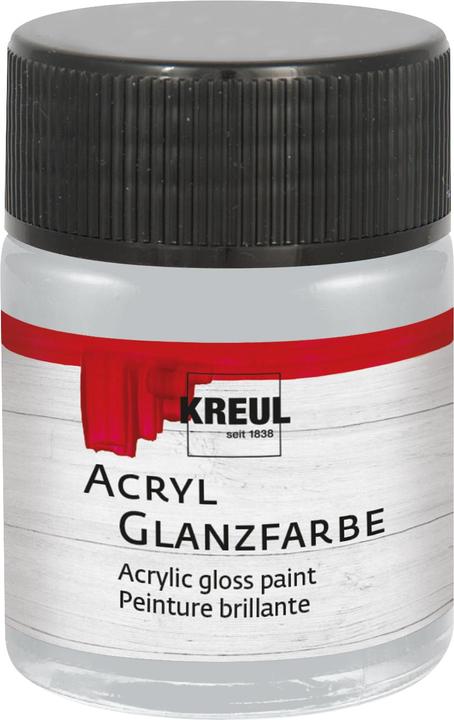 Actual product image Kreul Gloss varnish 50 ml (Silver, 0.05 l)