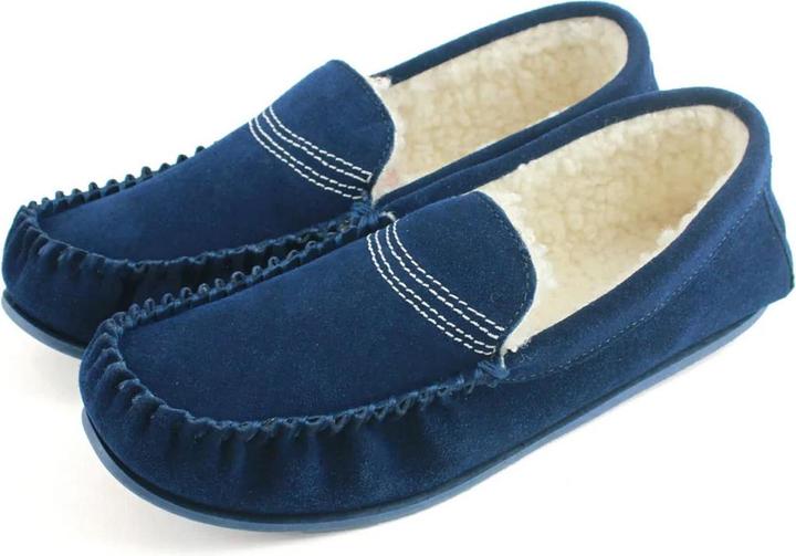 Actual product image Eastern Counties Leather Moccasins Bethany Berber Suede (37)