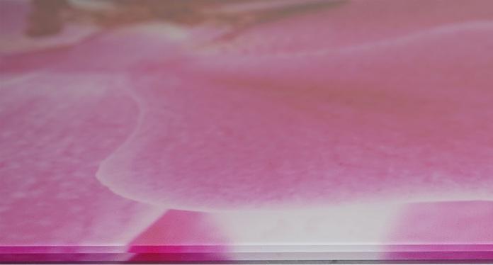 Immagine prodotto Swisshandel24 Quadro in vetro, immagine da parete con motivo poster, 40x60cm - Orchidea (40 x 60 cm)