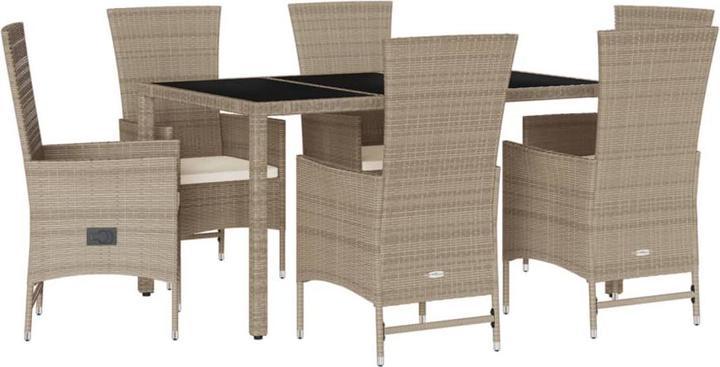 Produktbild VidaXL 10-tlg. Garten-Lounge-Set mit Kissen (90 cm)