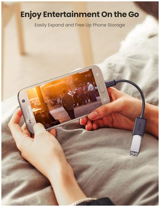 Produktbild Ugreen Micro USB 2.0 OTG Adapter Cable (0.10 m, USB 2.0)
