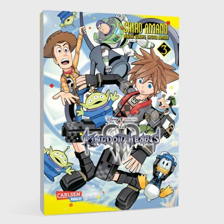 Actual product image Kingdom Hearts III 3 (German, Tetsuya Nomura, Shiro Amano, 2024)