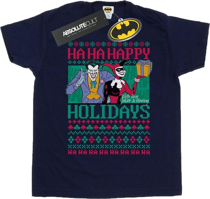 Produktbild Joker And Harley Quinn Ha Ha Happy Holidays TShirt (4XL)