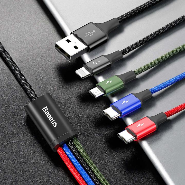 Actual product image Baseus 4in1 (1.20 m, USB 2.0)