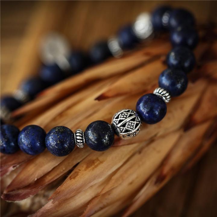 Andreani Armband mit echtem Lapislazuli (80 cm)