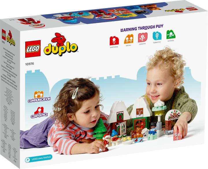Immagine prodotto LEGO Casa di pan di zenzero con Babbo Natale (10976)