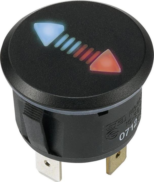 SCI R13-927-01-WWUR-UR Kfz-Stufenschalter R13-927-01-WWUR-UR 30 V/DC 1 x Aus/Ei