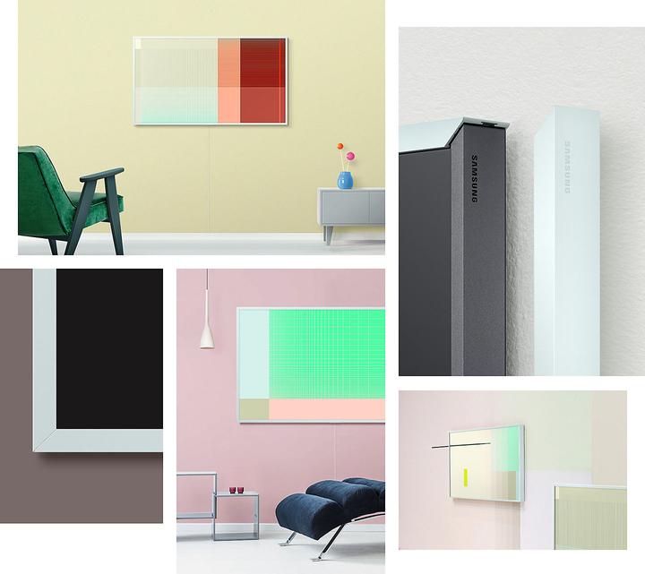 Actual product image Samsung Frame to Frame TV 43", porcelain blue aluminum limited edition (Various)