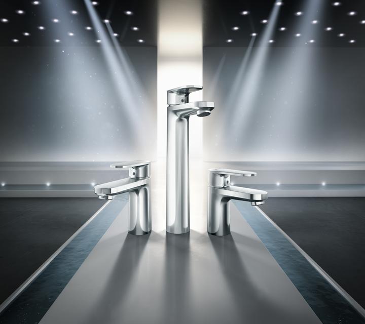 Immagine prodotto hansgrohe Vernis Blend Einhebel-Waschtischarmatur 100 mit Zugstangen-Ablaufgarnitur