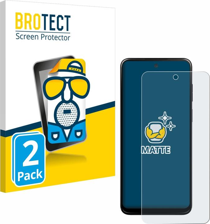 Actual product image BROTECT Protector Anti-Glare (2 Piece, Motorola Moto G53)
