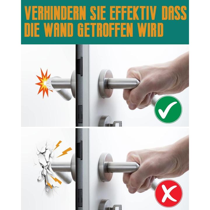 Produktbild ASMI 6 Stück Türklinkenpuffer, Wandtürpuffer, Türgriffstopper (6 Stück)