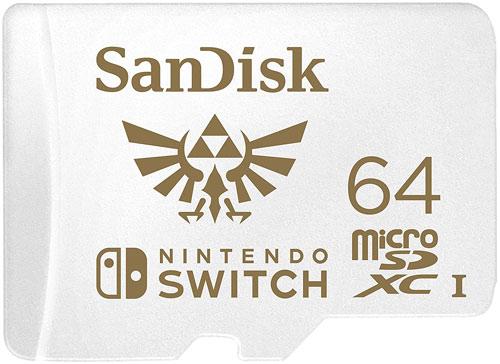 Actual product image SanDisk Nintendo Switch Card (64 GB, microSDXC, U3, UHS-I)