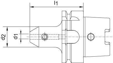 Immagine prodotto Magni Mandrino per superfici DIN69893A HSK-A63 8x65mm FORTIS