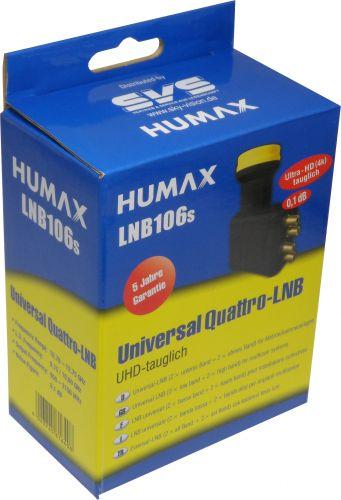 Image du produit Humax LNB 106 Gold Quattro (Quattro LNB, 40mm)