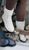 Actual product image Leather soles for hut shoes size 26-27 black 1 pair