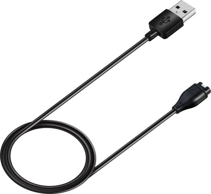 Actual product image Deltalabs Garmin Fenix/Forerunner USB charging clip - charging cable for smartwatches (black, 1m)