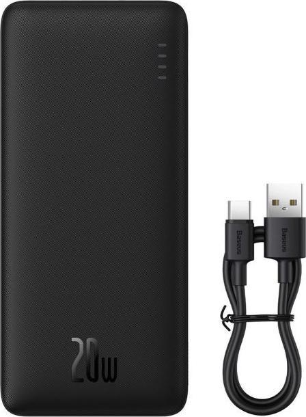 Actual product image Baseus Airpow 20000mAh 20W powerbank (black) (20000 mAh, 20 W, 74 Wh)