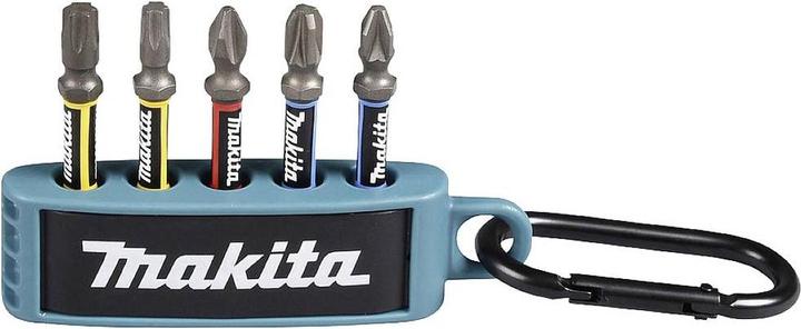 Makita Satz Schlag-Bits 1/4" PH, PZ, TORX, 5-tlg. IMPACT PREMIER (E-13568) in Karabinerhalterung (25mm)