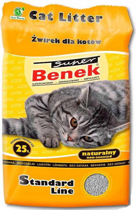 Actual product image Super Benek Compact Natural 25L Active (Non-dusting, Fast absorbing, 30 kg)