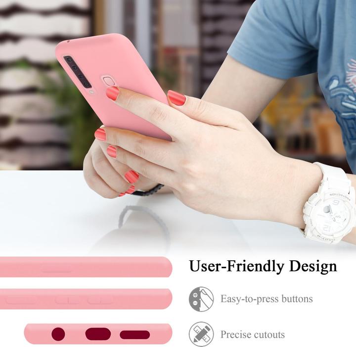 Produktbild Cadorabo TPU Liquid Silicone Case Hülle für Samsung Galaxy A9 2018 (Samsung Galaxy A9 (2018))