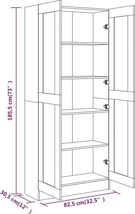 Produktbild VidaXL Gilvarry (82.5 x 30.5 x 185.5 cm)