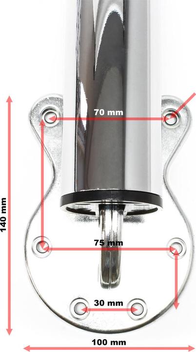 Actual product image Wiltec Table leg set of 4