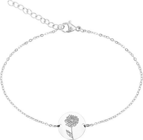 Produktbild HCA Armband - "Your Flower" - Edelstahl - Chrysantheme (Edelstahl)