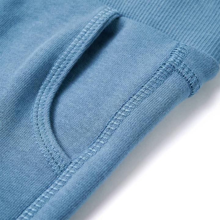 Immagine prodotto VidaXL Pantaloni della tuta da ginnastica per bambini blu medio 116,Materiale: 80 (116)