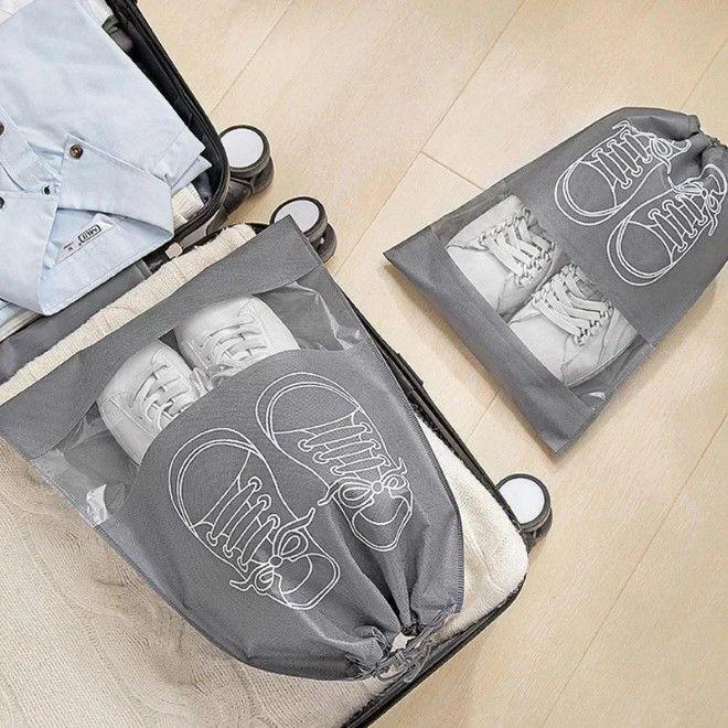 Image du produit MU Style Asjon Series Sacs à chaussures de voyage, lot de 5, taille M