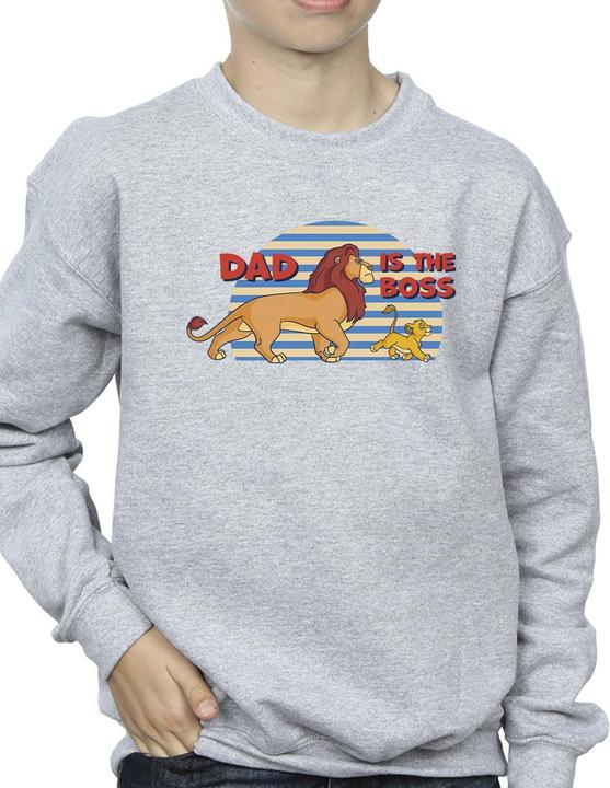 Actual product image Disney Boys The Lion King Dad Boss Sweatshirt (116)