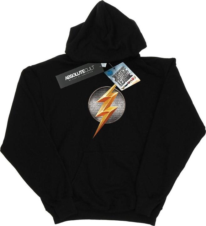 Immagine prodotto Justice League Movie Flash Emblem Felpa con Cappuccio Ragazze (140, 146)