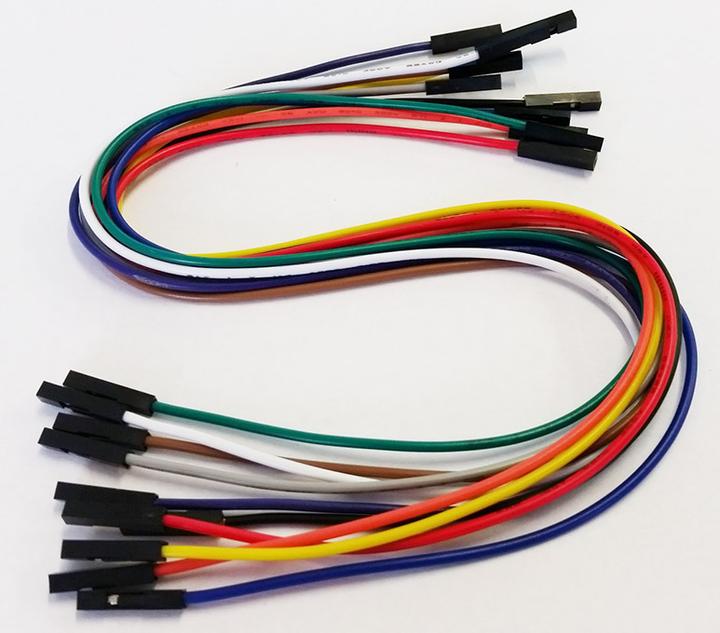 Image du produit Play-Zone Câbles de démarrage 10pcs. F/F 30CM 22AWG